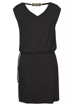Платье LASCANA Jersey, черный