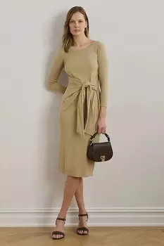 Платье Lauren Ralph Lauren, бежевый