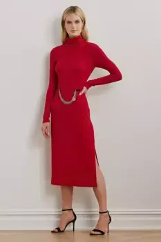 Платье Lauren Ralph Lauren, красный