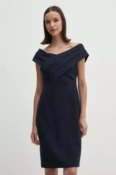 Платье Lauren Ralph Lauren, темно-синий