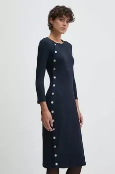 Платье Lauren Ralph Lauren, темно-синий