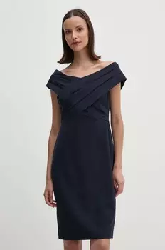 Платье Lauren Ralph Lauren, темно-синий
