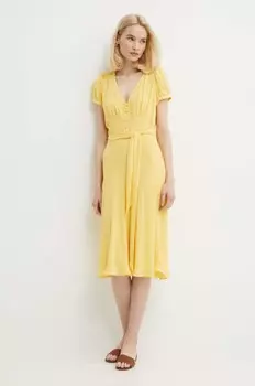 Платье Lauren Ralph Lauren, желтый