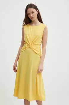 Платье Lauren Ralph Lauren, желтый