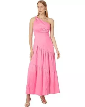 Платье Lilly Pulitzer Lucilyn One Shoulder Cott, цвет Confetti Pink