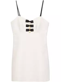 Платье LoveShackFancy Adelaide, белый