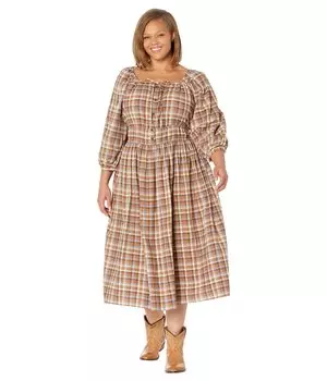 Платье Madewell, Plus Gauze Sophia Midi Dress