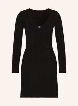 Платье maje und Strickjacke, черный