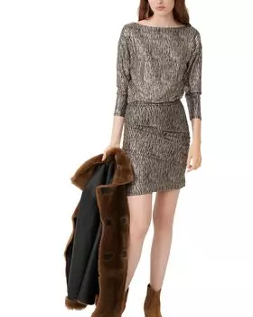 Платье Maje Woven, желтый