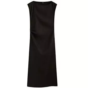 Платье Massimo Dutti Linen Blend, черный