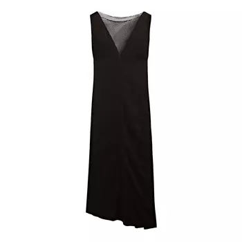 Платье Massimo Dutti Party Long Sleeveless With Mesh Detail, черный