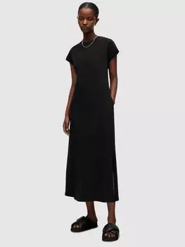 Платье макси AllSaints Anna, черный