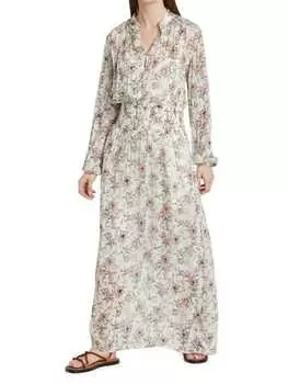 Платье макси calista с цветочным принтом rag &amp; bone White