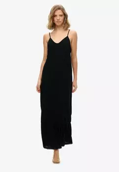 Платье макси CAMI Superdry, черный