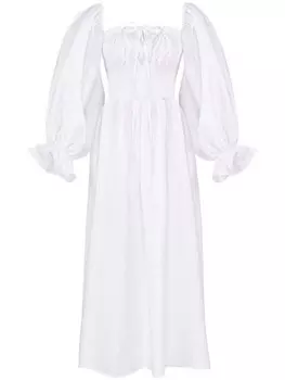 Платье макси Cancan Sleeper, белый