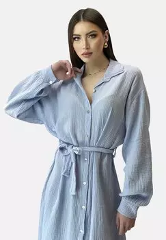 Платье макси Elara, светло-голубое