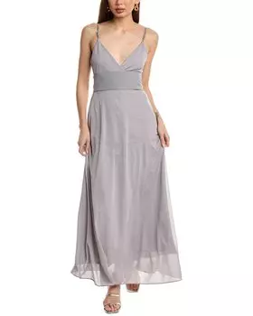 Платье макси Emporio Armani, серый
