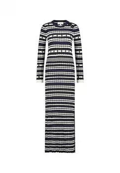 Платье макси Fabienne Chapot Dress, цвет blue/off white
