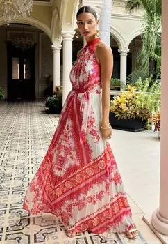 Платье макси HALTERNECK -REGULAR FIT Love & Roses, красный
