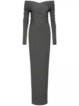 Платье макси KIM DOLCE&GABBANA DOLCE & GABBANA, серый