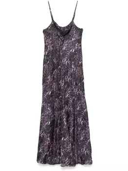 Платье макси Manelia ISABEL MARANT, фиолетовый