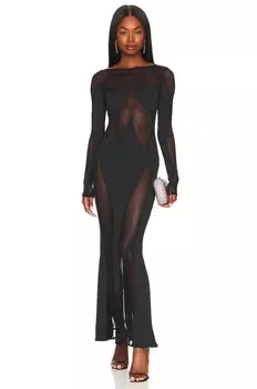 Платье макси OW Collection Sierra, черный