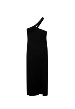 Платье макси PULL&BEAR, черный