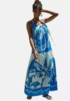 Платье макси REGULAR FIT - FLOWER APPLIQUE Friends Like These, синий