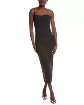 Платье макси с заклепками Kenneth Cole, черный