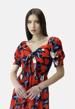 Платье макси SOMMER Elara, красный