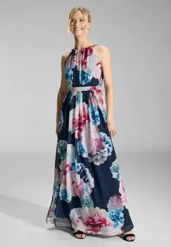 Платье макси Swing, синий
