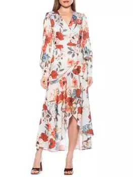 Платье макси Tala с запахом Alexia Admor, цвет Large Floral