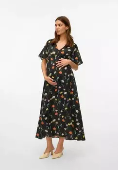 Платье макси Vero Moda, черный