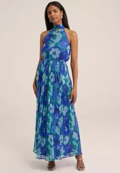 Платье макси WE Fashion, синее