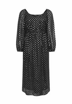 Платье макси Yours Clothing, черный