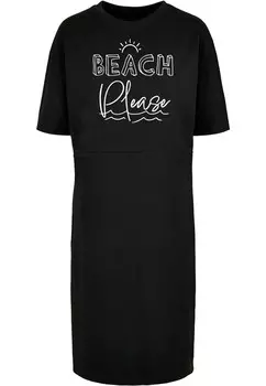 Платье Merchcode BEACH PLEASE, черный