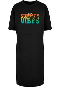 Платье Merchcode GOOD SUMMER VIBES, черный
