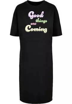 Платье Merchcode GOOD THINGS, черный