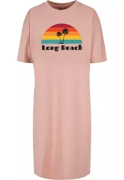 Платье Merchcode LONG BEACH, розовый