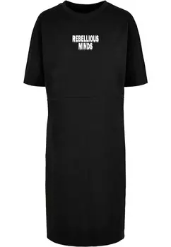 Платье Merchcode REBELLIOUS MINDS, черный