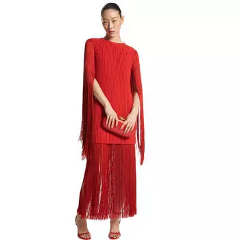 Платье Michael Kors Cashmere Fringed