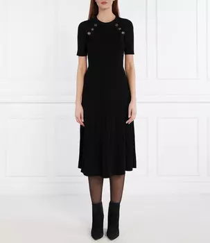 Платье Michael Kors SNAP RAGLAN, черный