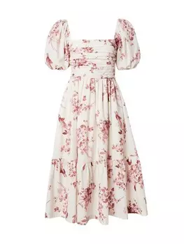 Платье миди Abercrombie & Fitch Dress EMERSON, цвет rose/magenta/pastel pink