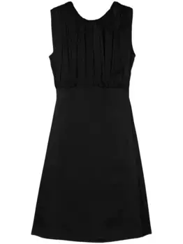 Платье миди без рукавов JIL SANDER, черный