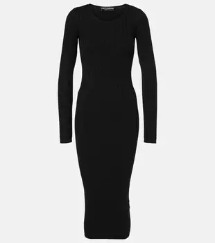 Платье миди Dolce&Gabbana, черный
