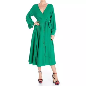 Платье миди Lilypad Meghan Los Angeles, цвет Emerald