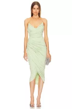 Платье миди x revolve elyse Michael Costello, зеленый