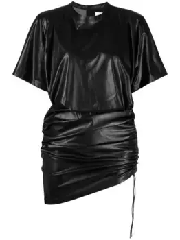 Платье мини Balesi с короткими рукавами MARANT TOILE, черный