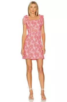Платье мини BCBGeneration Tie Shoulder, цвет Dotted Ditsy