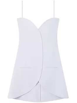 Платье мини Ellipse Courrges, синий
